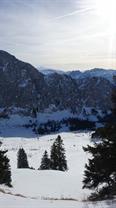 22 Le vallon d'Ubine, vue sur le Mont Blanc 22 Le vallon d'Ubine, vue sur le Mont Blanc